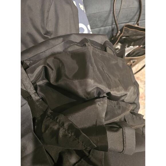 Tahari Sleeveless Black Pleated Hem Dress Size 18 - Picture 6 of 8